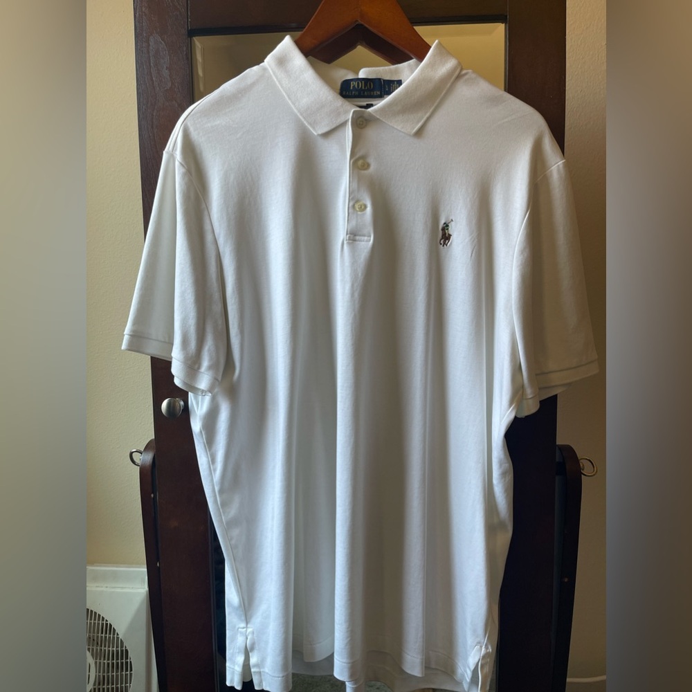 Ralph Lauren white polo large